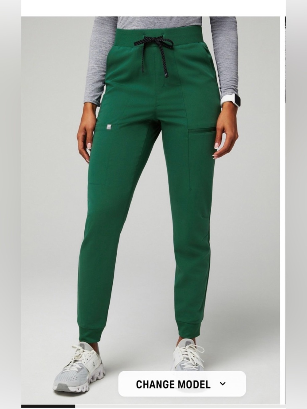 Women’s Fabletics Hunter Green High Waisted Joggers